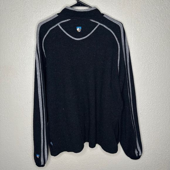 Kuhl Merino Wool Full Zip Jacket Mens Large - Picture 3 of 4